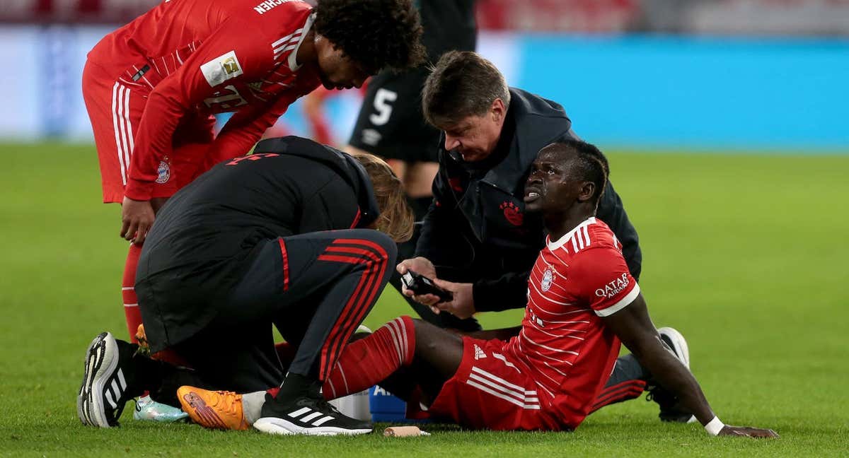 Mané se lesionó ante el Werder Bremen. /GETTY