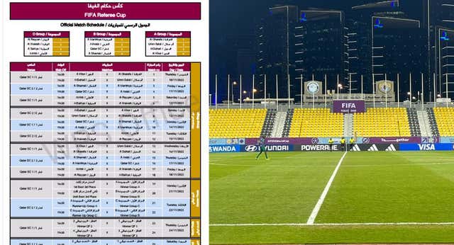 Un torneo para entrenar a los árbitros del Mundial: Referee Cup