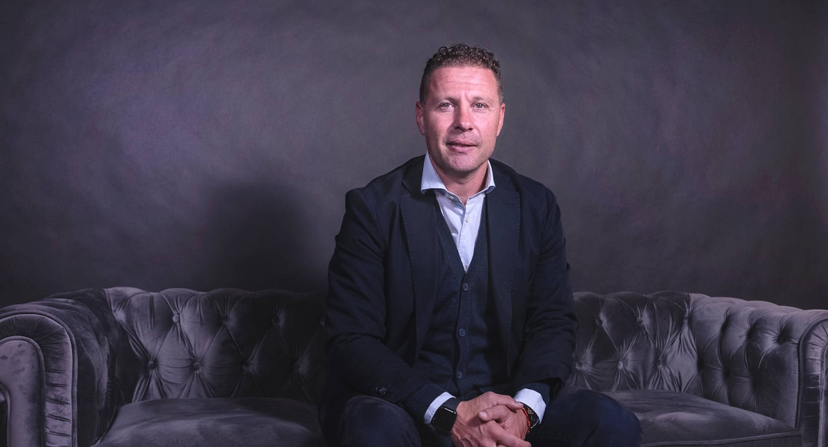 Curro Torres antes de ser entrevistado.