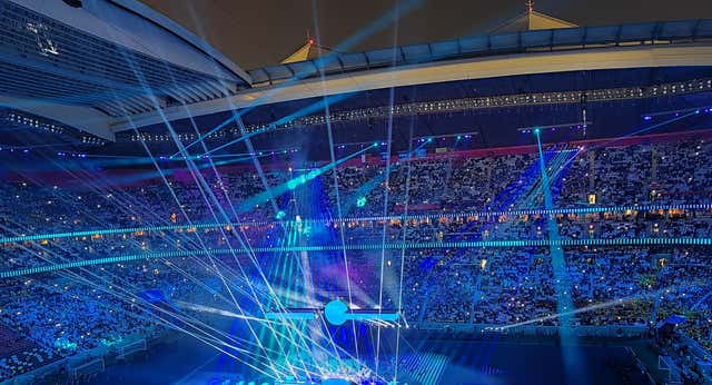 Luces, música… y Morgan Freeman en la inauguración