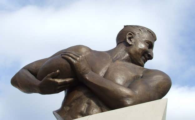 Estatua en honor al Príncipe Obolensky en Ipswich.  Foto: Keith Evans