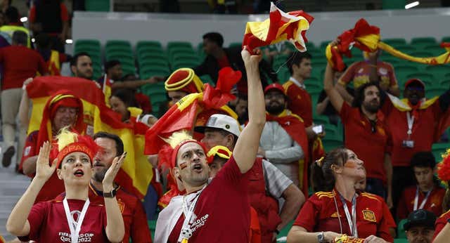 La afición española en Doha disfruta de una victoria de récord