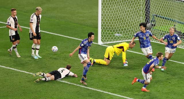 Japón deja a Alemania con la boca abierta