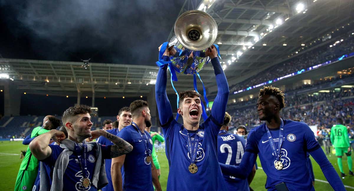 Kai Havertz decidió, con su gol, la final de Champions de 2021.