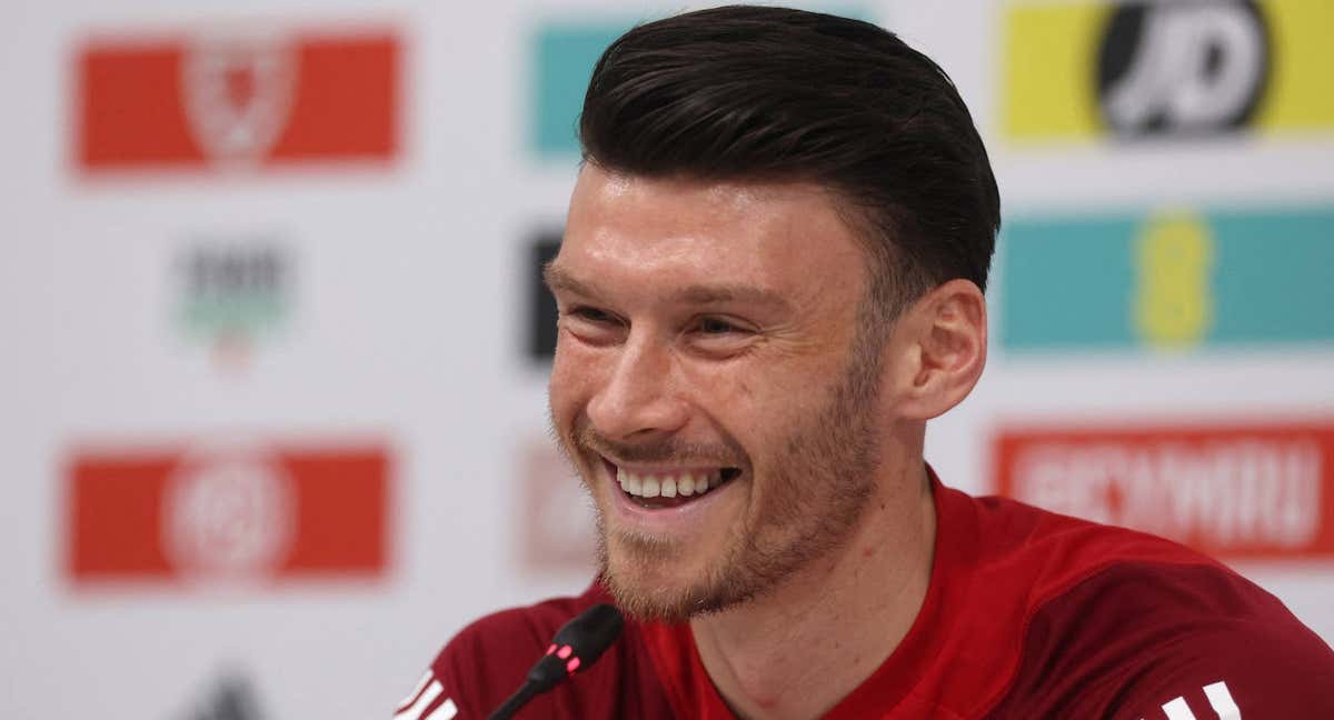 Kieffer Moore, delantero de Gales.