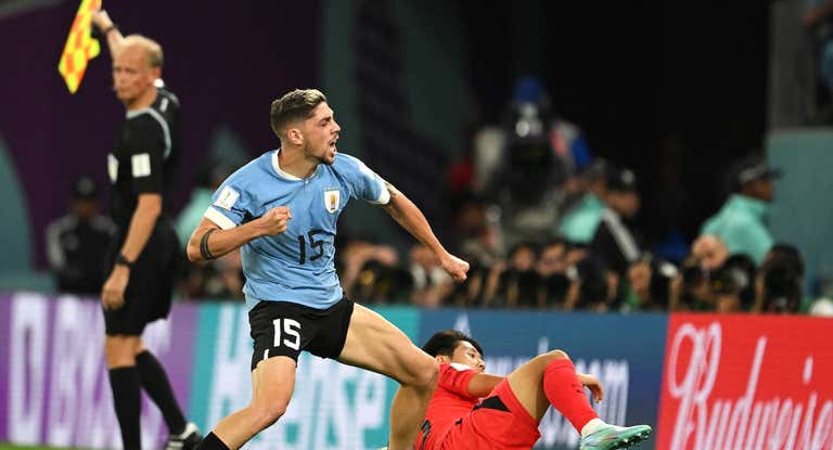Valverde, en el partido ante Corea.