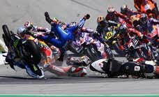 Un Mundial con 1.106 caídas que certifica los problemas de Honda en MotoGP