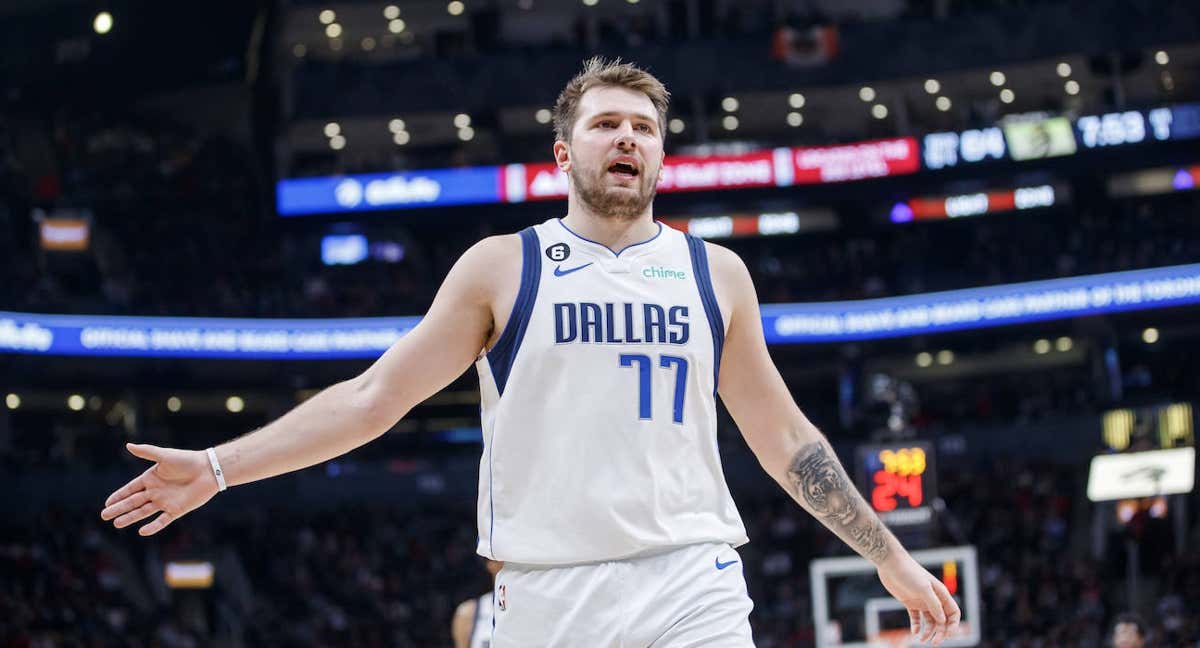 Luka Doncic, ayer en Toronto. /GETTY