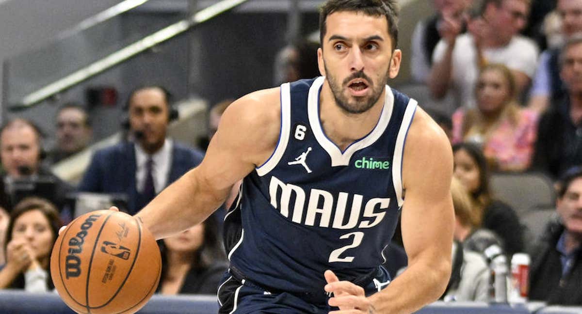 Facundo Campazzo con la camiseta de los Dallas Mavericks./Archivo