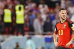 Hazard vuelve al Madrid 'tocado' y con su futuro en Bélgica en el aire