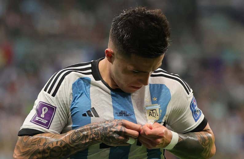 El año de fantasía de Enzo Fernández culmina en el Mundial