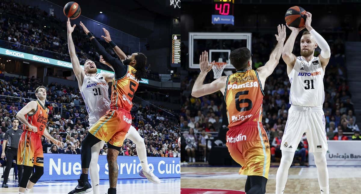 El despliegue de Dzanan Musa en el partido frente al Valencia Basket