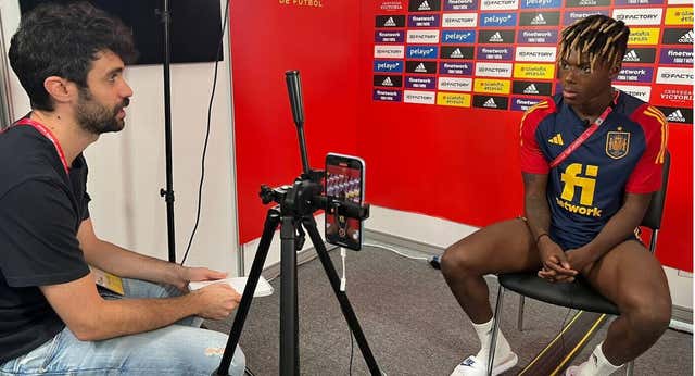 Nico Williams: «Claramente prefiero este lado del cuadro»