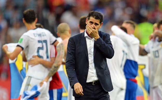 España fue eliminada en los octavos de final de Rusia 2018.  EFE/EPA/PETER POWELL