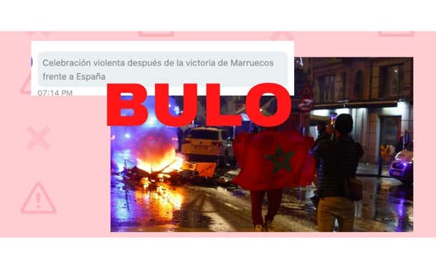 Bulos y desinformaciones sobre el partido entre Marruecos y España