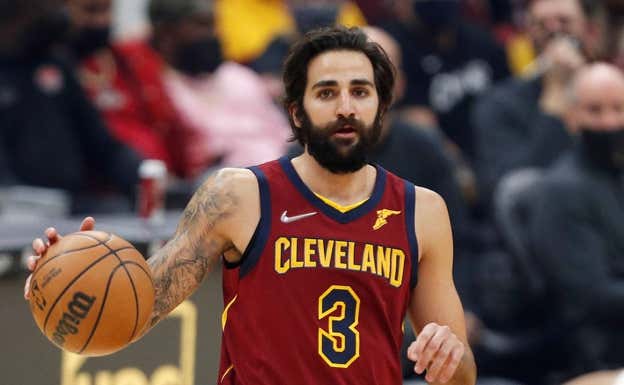 Ricky Rubio, en un partido con los Cavaliers ARCHIVO
