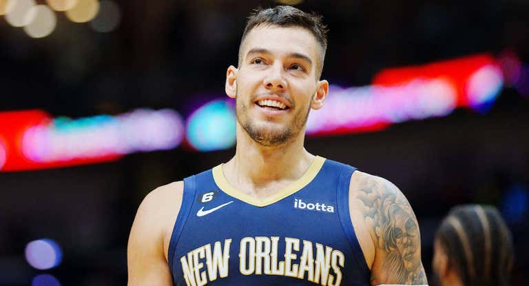 Willy Hernangómez en su último partido de los Pelicans.