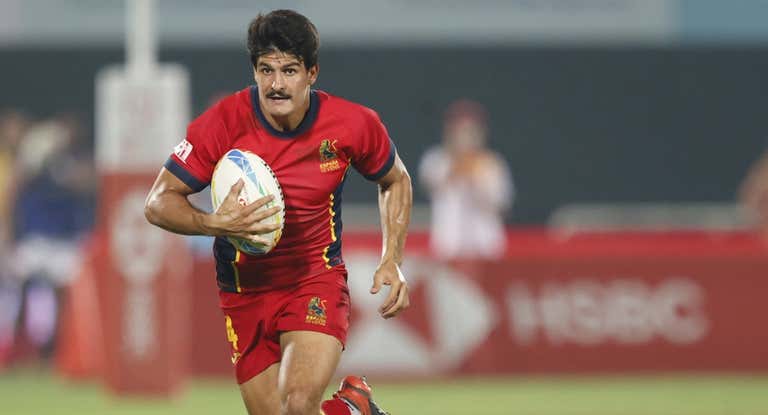 Juan Ramos en un lance del juego.