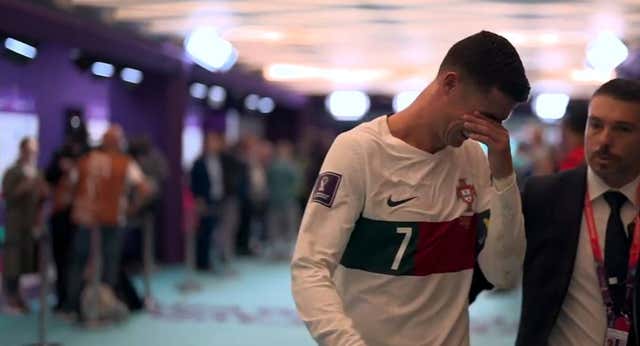 Cristiano no tiene consuelo: rompe a llorar tras despedirse del Mundial