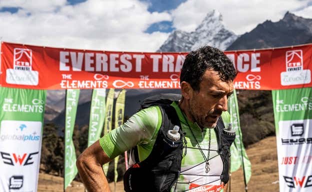 El bejarano, en la quinta etapa de la carrera.  IAN CORLESS