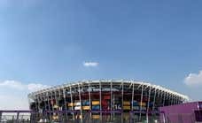 El desmontable estadio 974 sigue intacto y su futuro es una incógnita