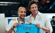 La conexión inesperada entre Pep Guardiola y Toto Wolff, dos gestores de grupo de máximo nivel