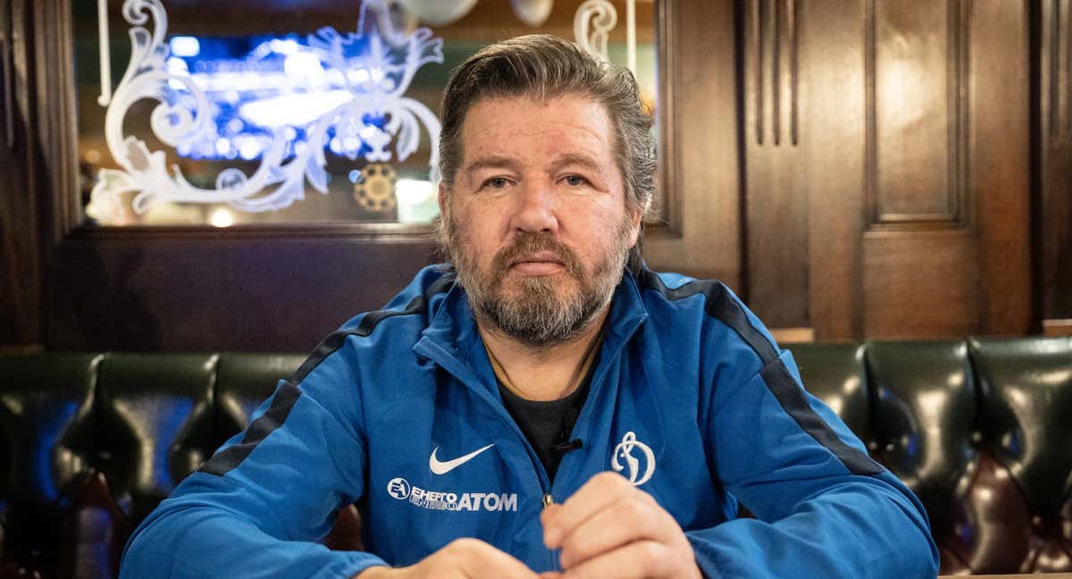 Oleg Salenko posa para Relevo en Kiev./