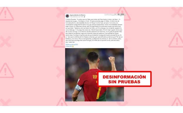 “Quien diga que Messi es mejor que Cristiano no sabe de fútbol” y otros bulos atribuidos a futbolistas durante el Mundial