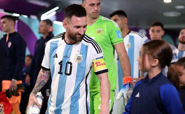 Leo Messi, a las puertas de ganar su primer Mundial.  SELECCIÓN ARGENTINA