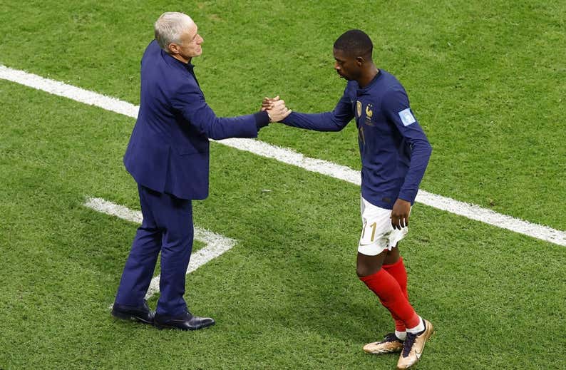 Deschamps alerta al Barça por Dembélé