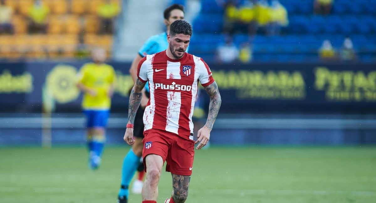 De Paul jugando con el Atlético de Madrid./