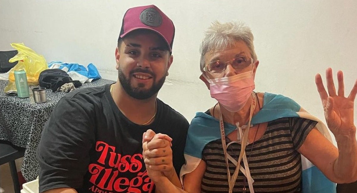 Cristina, la 'Abuela LaLaLa' y Octa, uno de los 'Pibes de Luro'.