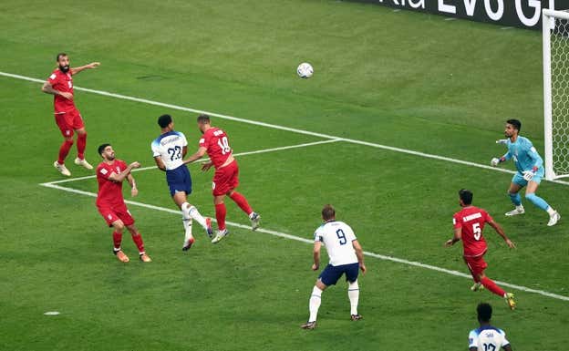 El gol de Bellingham ante Irán. REUTERS