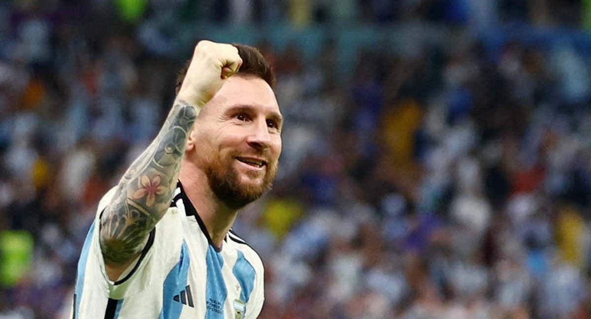 Messi, durante la final del Mundial./Reuters
