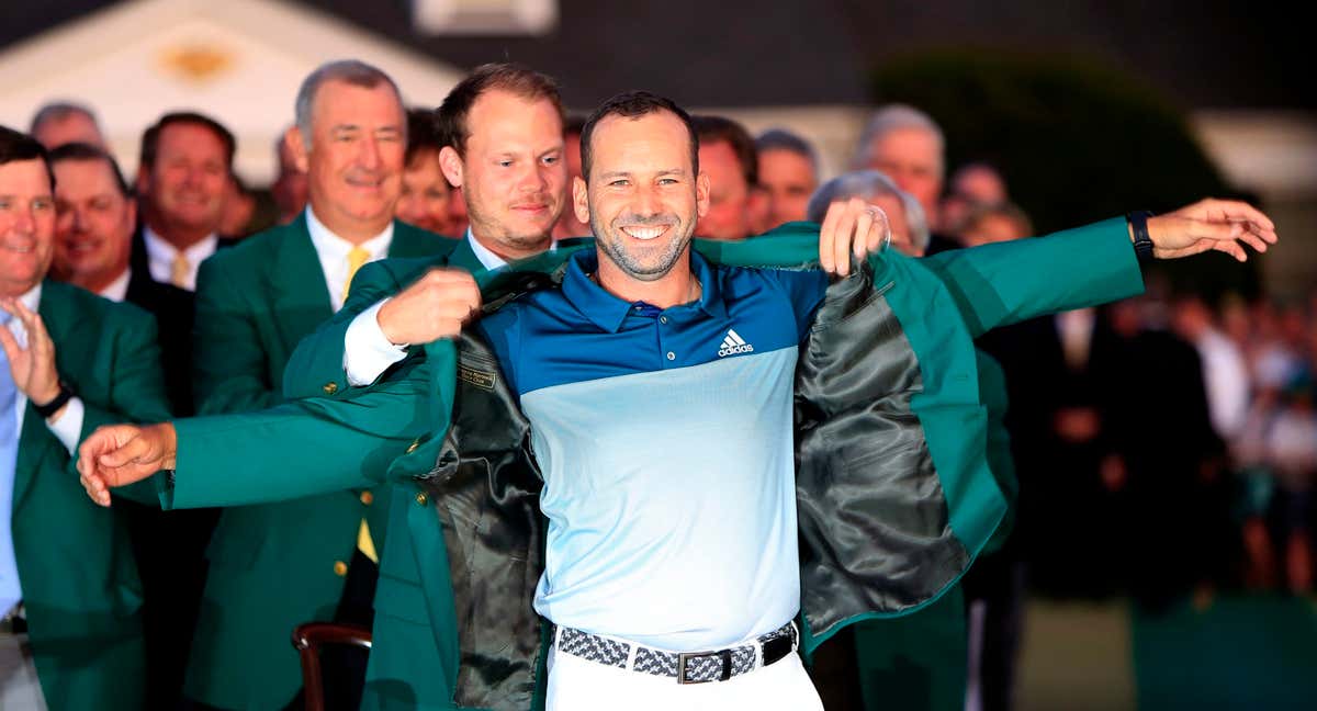 Sergio García ganó el Masters de Augusta en 2019./THE MASTERS