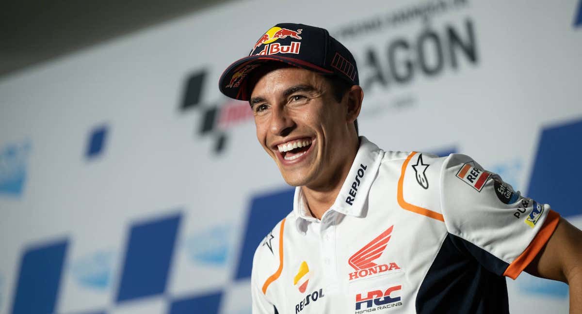Marc Márquez durante el GP de Aragón de 2022. /EP