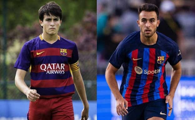 Eric, en dos etapas diferentes en el Barça.