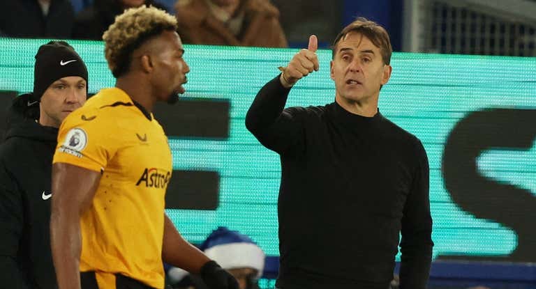 Julen Lopetegui, durante un partido.