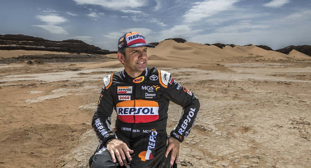 Isidre Esteve, antes del Rally Dakar 2023.