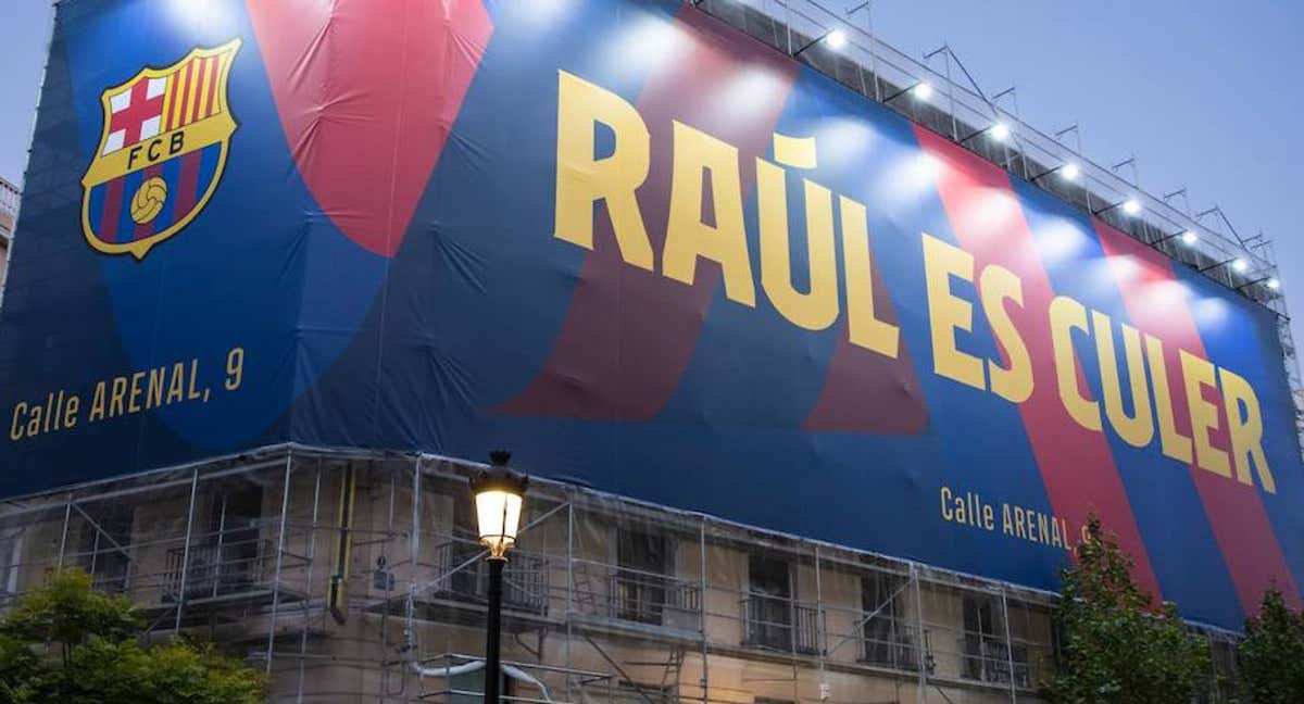 Tienda del Barça en la calle Arenal de Madrid /FC BARCELONA