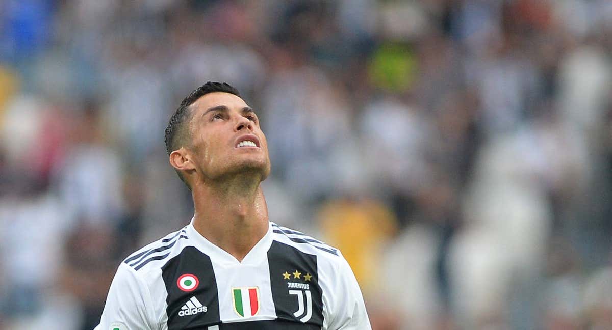 Cristiano, en un partido con la Juventus./EFE