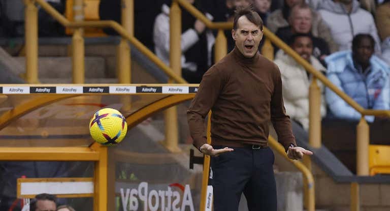 Julen Lopetegui, durante un partido.