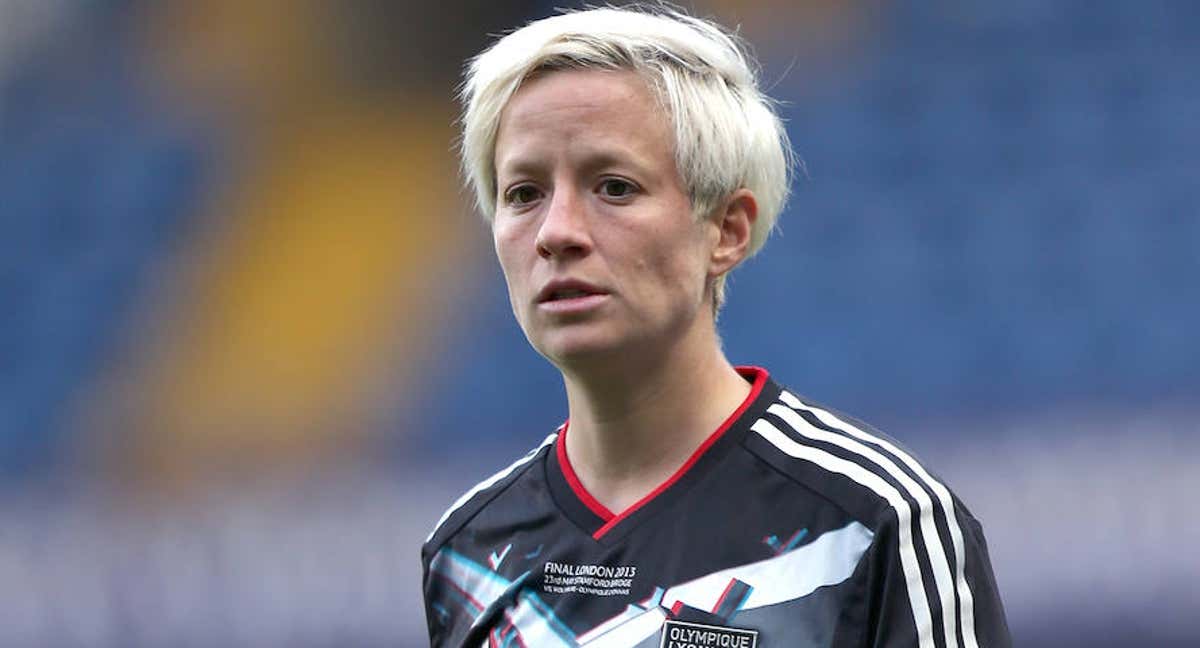 Megan Rapinoe, durante su etapa en el Olympique de Lyon. /Getty