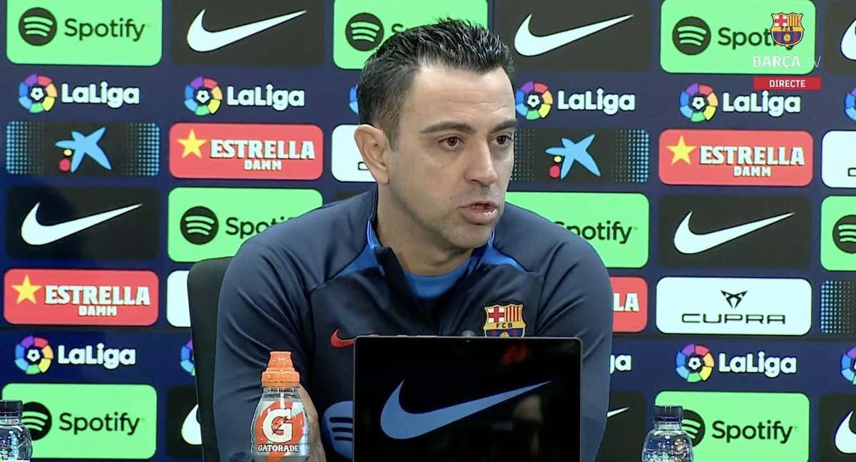 Xavi Hernández, en una imagen de archivo. /FCB TV