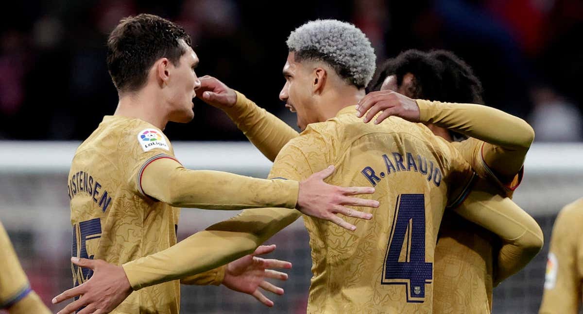 El Barça aprendió a sufrir en el Metropolitano. /GETTY