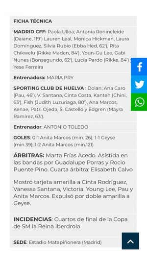 Ficha en la que se muestra la expulsión por doble amarilla a Geyse ante el Sporting de Huelva.  RFEF