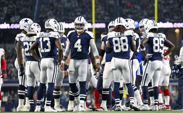 Los Dallas Cowboys durante un partido contra New York Giants  REUTERS