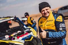 El copiloto del Rally Dakar que vive bajo las bombas en Kiev
