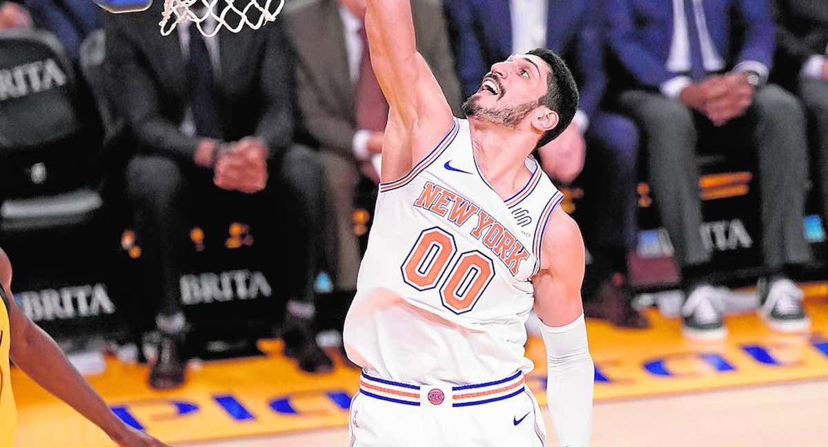Enes Kanter Freedom, durante su etapa en los Knicks. /EFE
