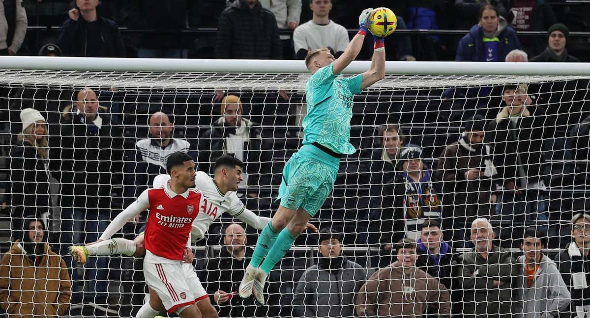 Ramsdale se ha afianzado como pieza clave de este Arsenal.